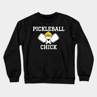 Pickleball Chick - Funny Pickleball Crewneck Sweatshirt